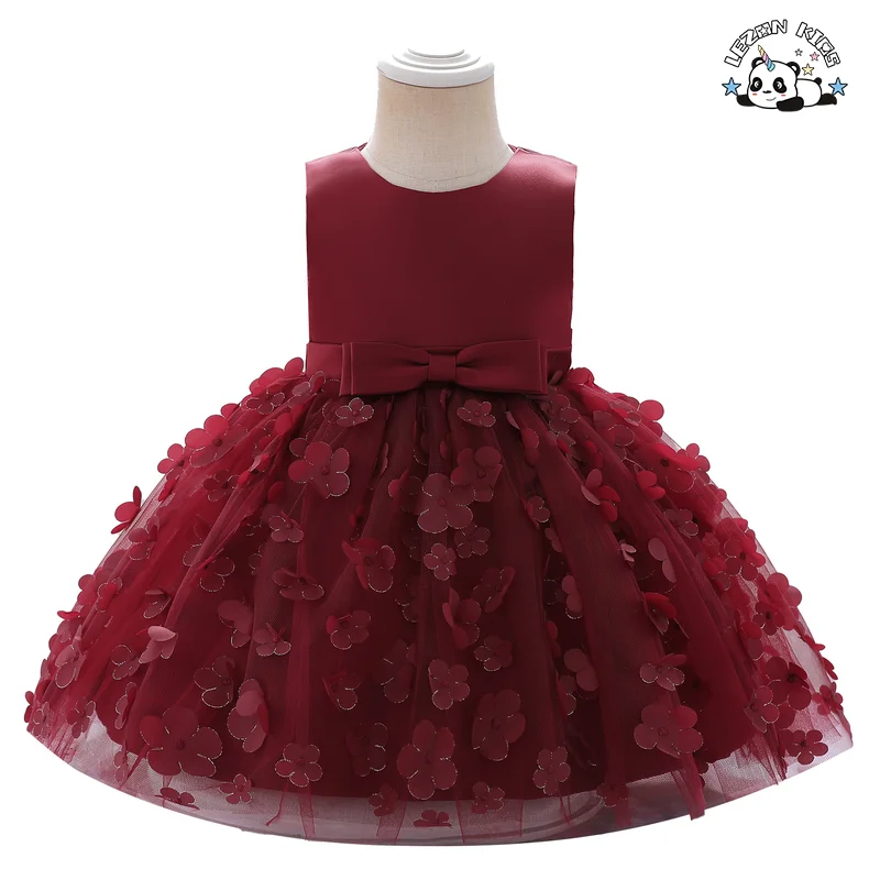 LEZONKIDS - Children's wear Summer Princess dress new baby's first birthday dress sundress girl catwalk dress